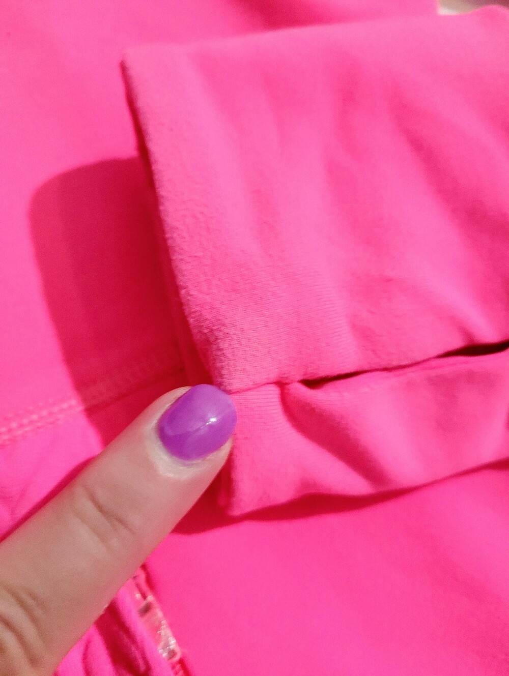 Trina Turk Recreation Activewear Set Jacket & Crop Leggings Pink Black Women L - Picture 10 of 16
